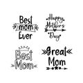 Happy mother's day t-shirt design.